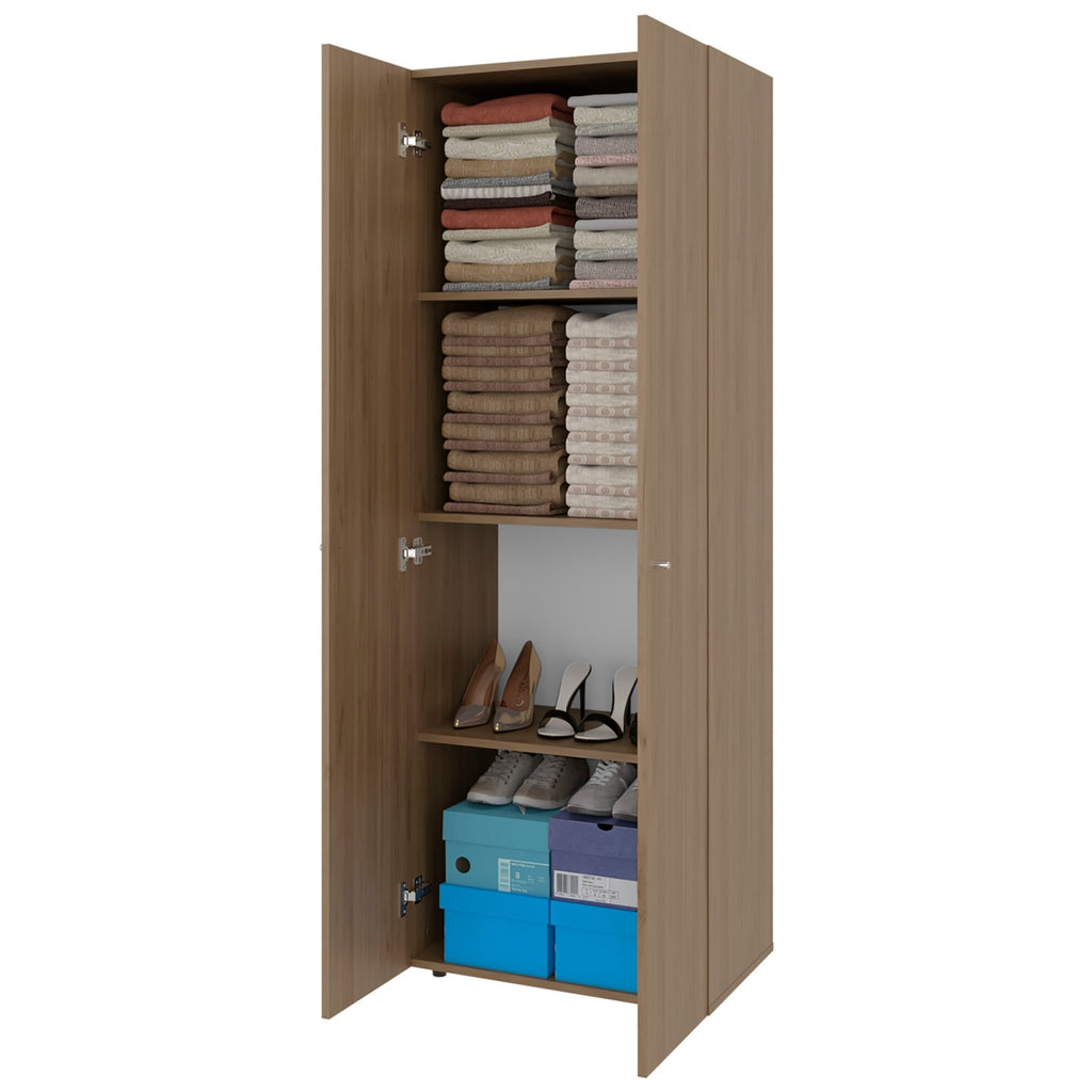 Anthony & Home oak wardrobe from FM Furniture World, featuring wood grain finish and spacious storage design.