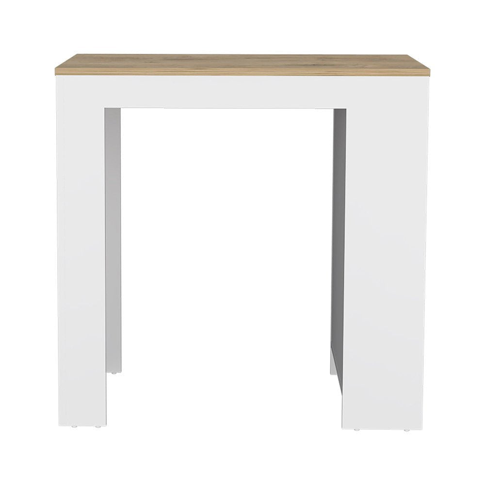 Anthony & Home Harlan Reserve kitchen island with three-sided shelf, featuring a sturdy wood surface and stylish storage space.