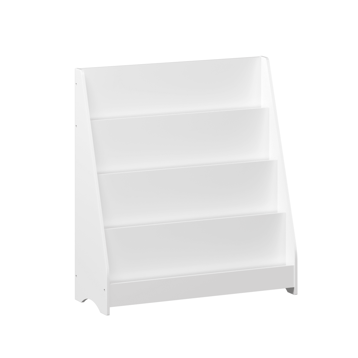 Children's bookshelf from Anthony & Home, exclusive edition, featuring colorful compartments and a sturdy wooden frame.