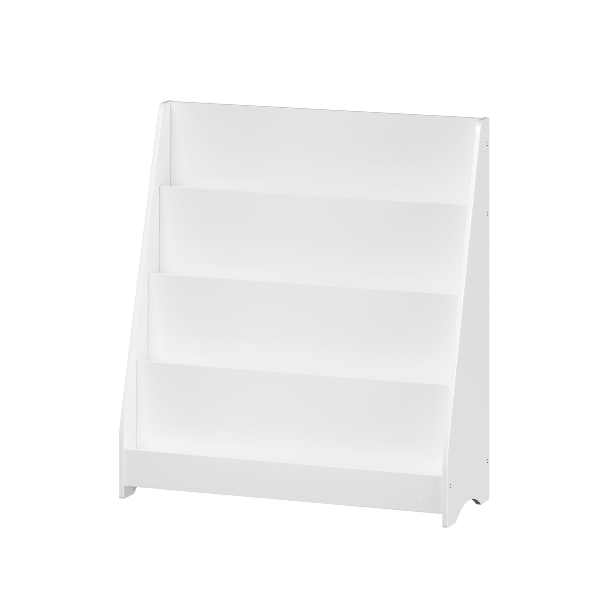 Anthony & Home Kids Bookshelf Exclusive Edition, wooden bookshelf with colorful compartments for children's books and toys.