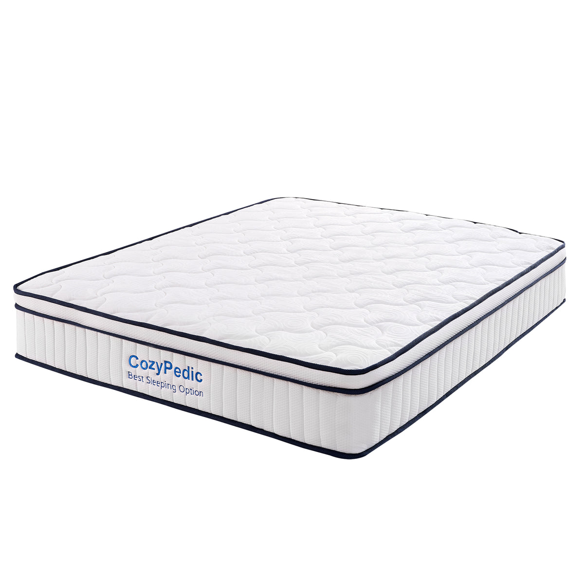 Anthony & Home King Memory Foam Pocket Spring Mattress with plush surface and layered foam interior for comfort and support.