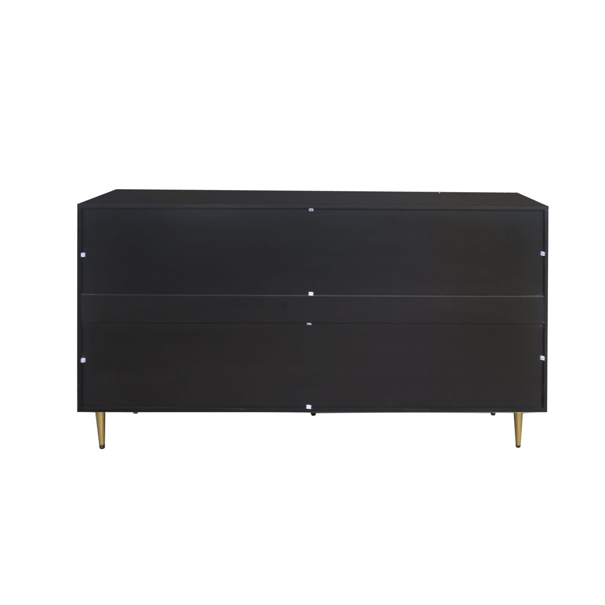 Lacquered black wood cabinet with four doors from Anthony & Home, limited edition storage furniture with sleek finish.