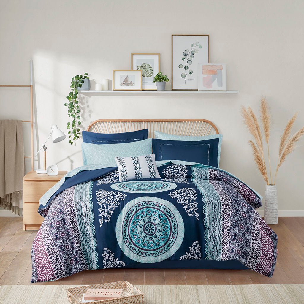 Anthony & Home Limited Collection Boho Full Comforter Set featuring a stylish, patterned design with soft, cozy fabric for bedroom decor.