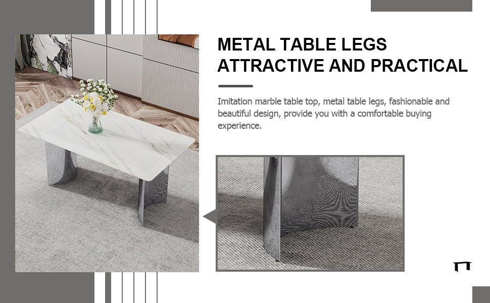 Marble glass top dining set by Anthony & Home, featuring a sleek table with elegant marble and glass surface and matching chairs.