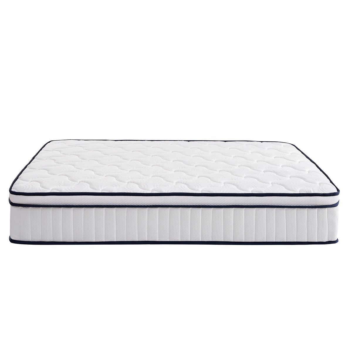 Anthony & Home memory foam queen mattress with plush surface and supportive layers, shown on a modern bedroom setup.