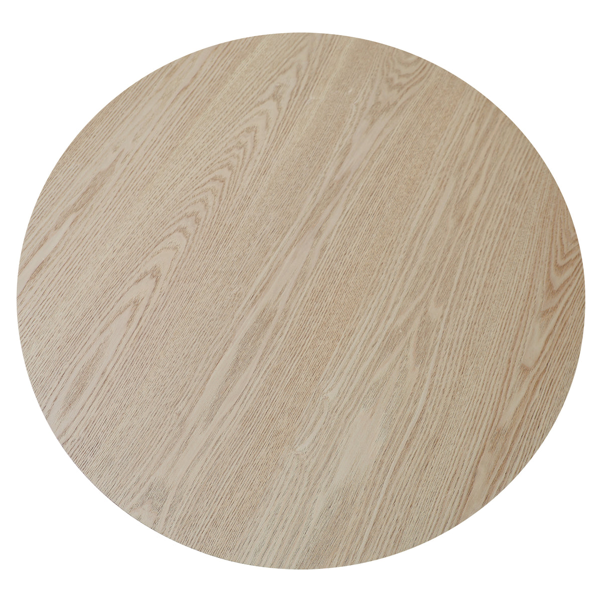 Mid-century fluted coffee table with storage in natural oak finish from Anthony & Home Atelier Collection, showcasing sleek design and storage space.