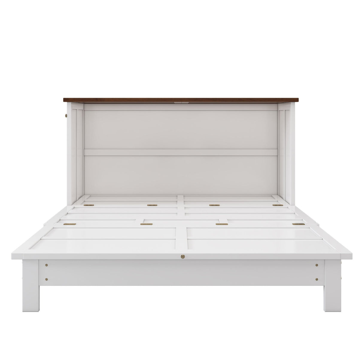Queen Murphy bed chest by Anthony & Home with solid pine finish and integrated charging station, showcasing the functional furniture piece.
