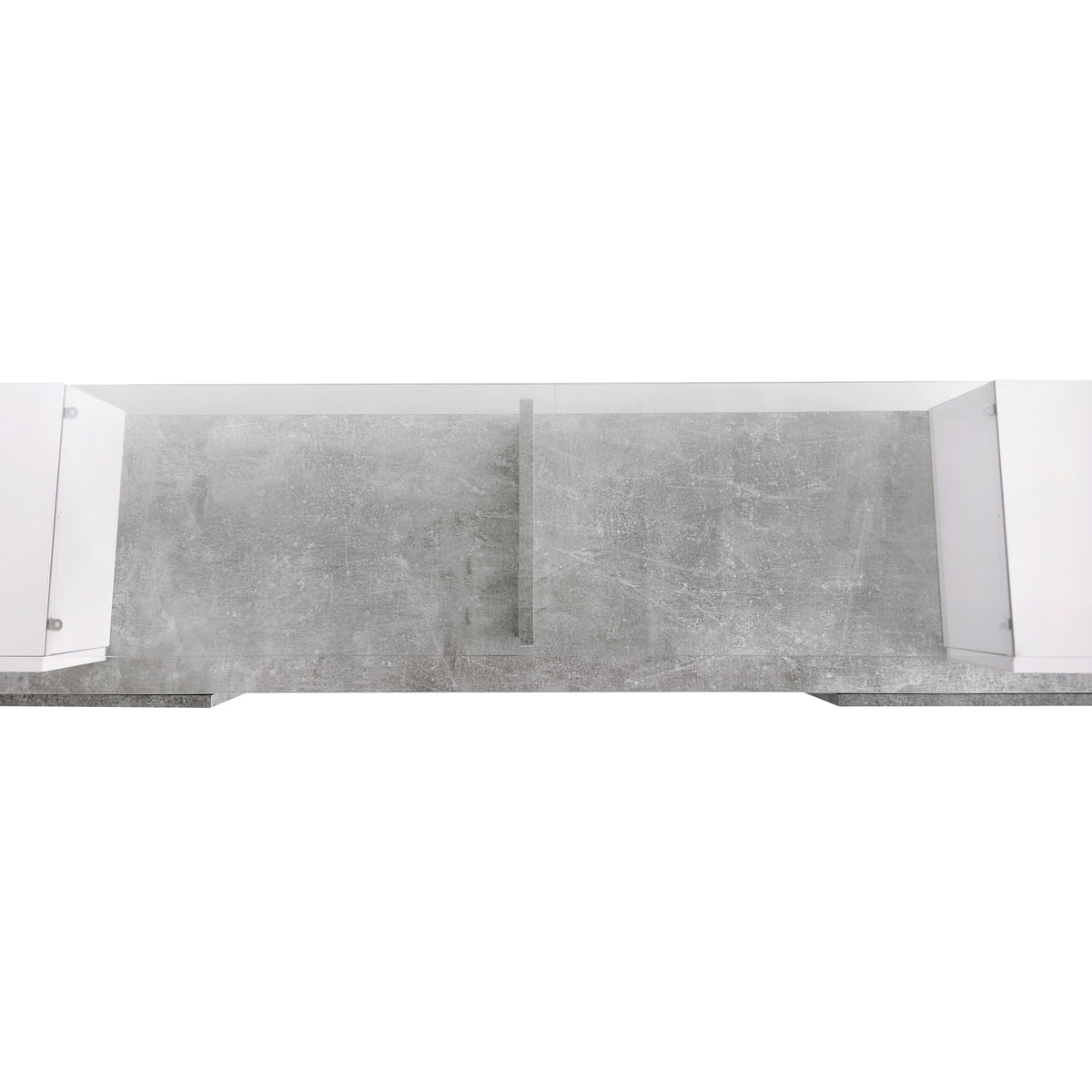 Anthony & Home On Trend Elite high gloss TV stand with sleek modern design and spacious storage compartments.