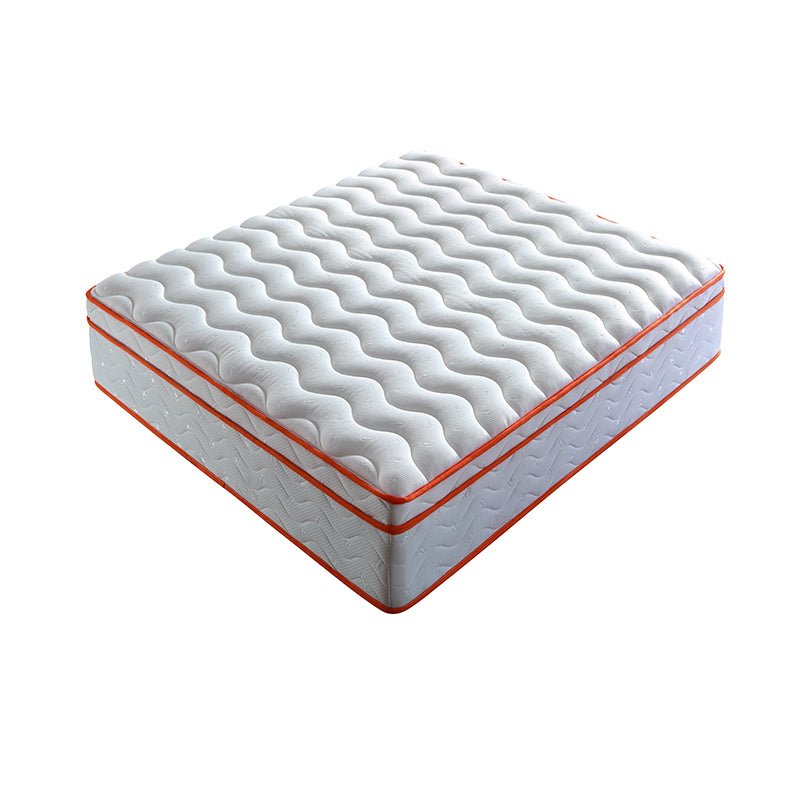 Queen hybrid mattress from Anthony & Home's Exclusive Collection featuring memory foam and supportive mattress layers.