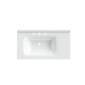 Rectangular porcelain bathroom sink from Anthony & Home's Signature Collection, modern countertop design, 36W x 20D size.