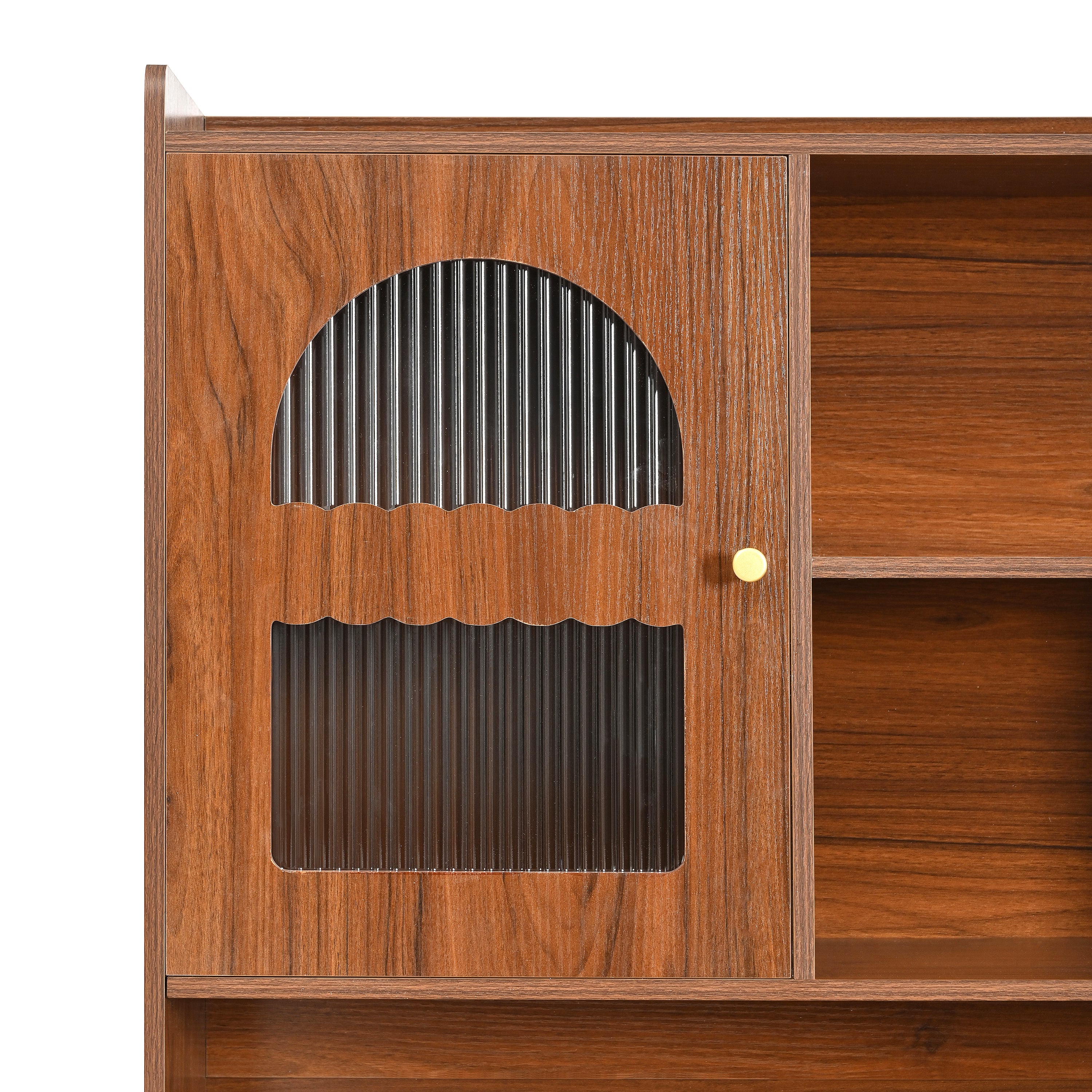 Anthony & Home rotating desk with storage from the Studio Collection, featuring a sleek surface and integrated storage compartments.