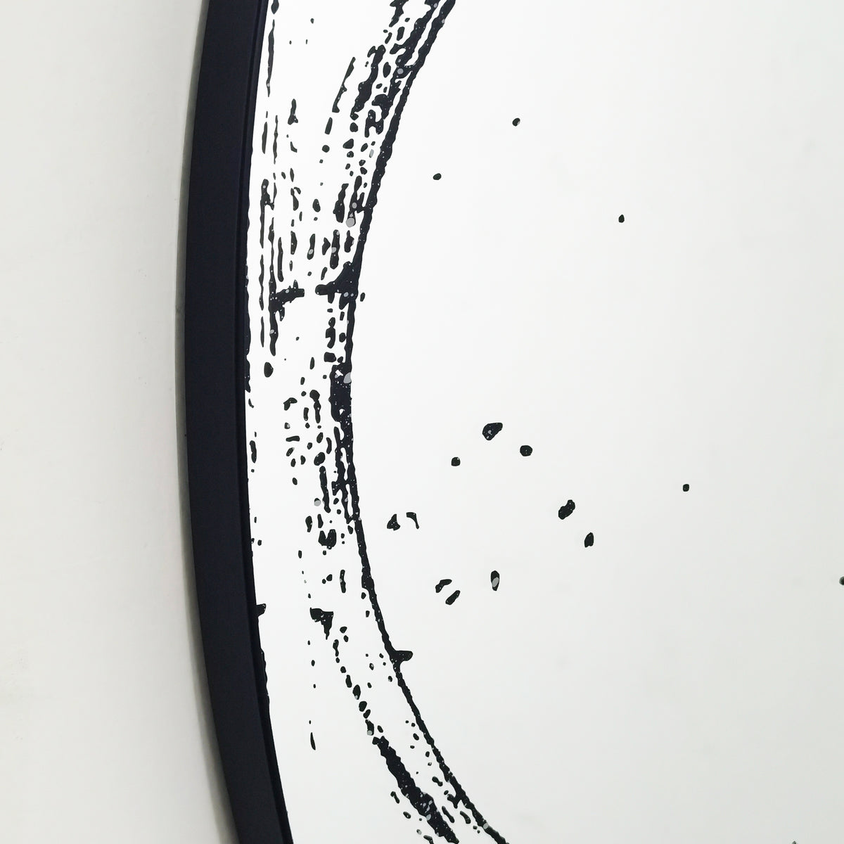 Brushed brass round wall mirror by Anthony & Home with sleek modern design and stylish frame for contemporary home decor.