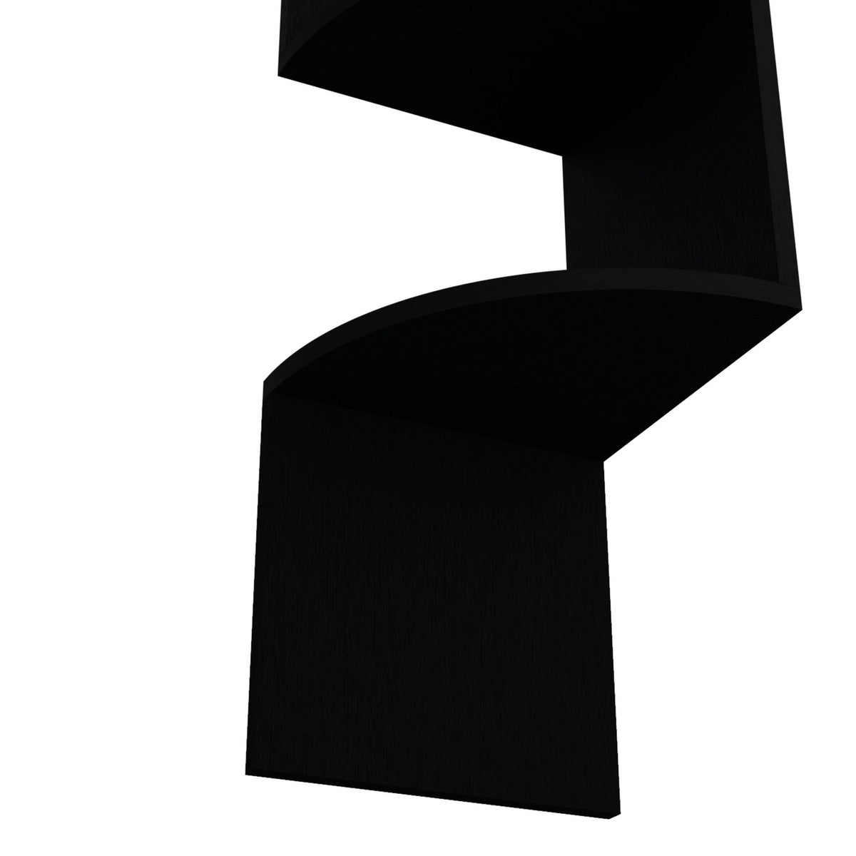 Anthony & Home Roy corner floating shelf made of pine, showcasing a sleek, minimalist design for stylish home storage.