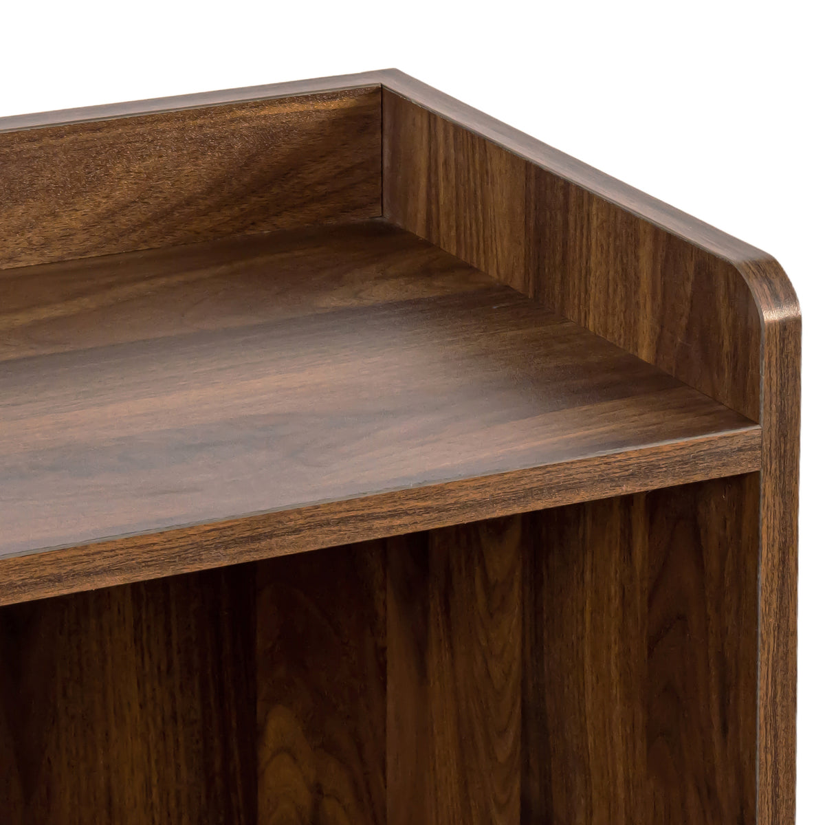 Anthony & Home sideboard with striped glass sliding doors, showcasing a modern storage cabinet with sleek design.