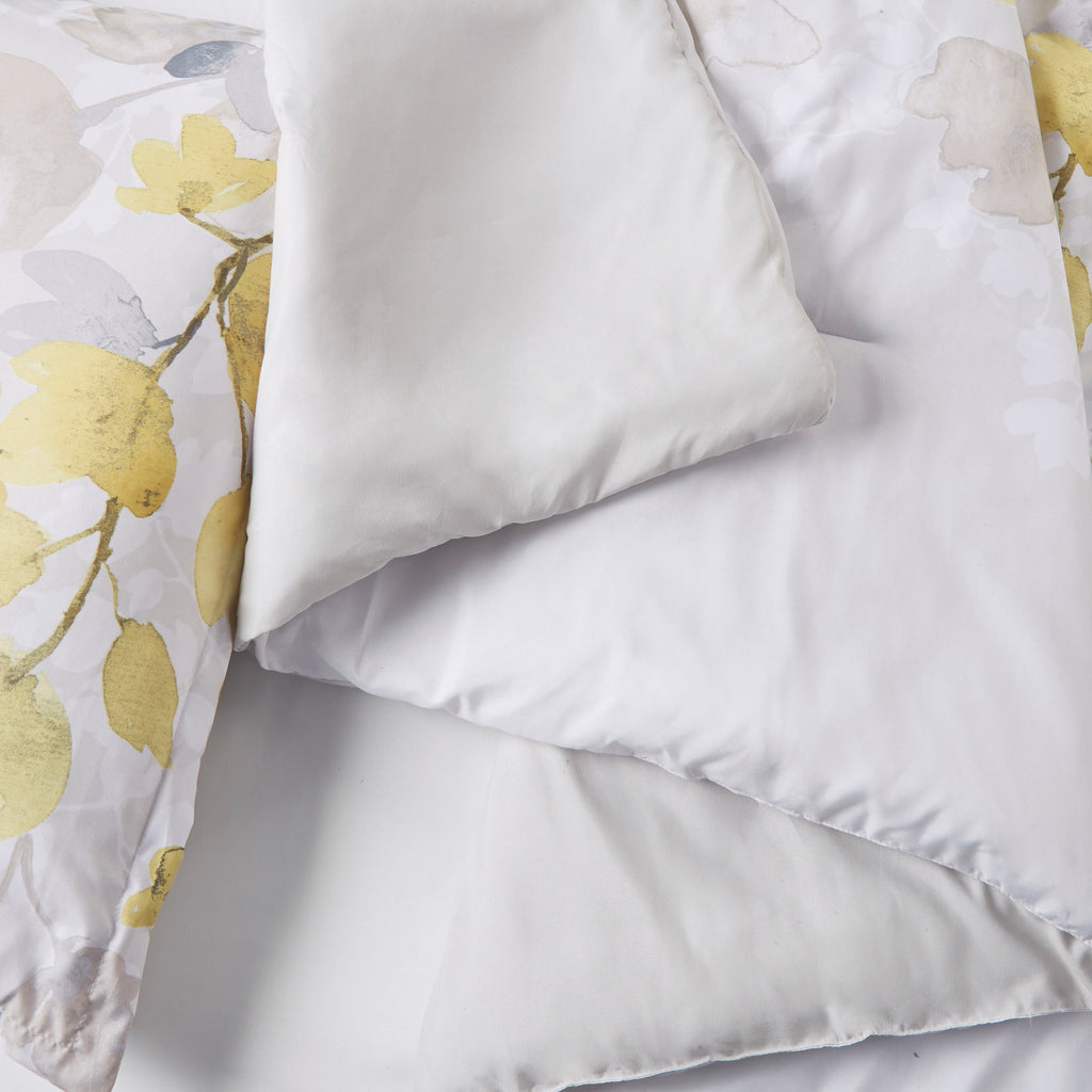 Anthony & Home signature leaf print polyester queen comforter set with a stylish leaf pattern and soft fabric.