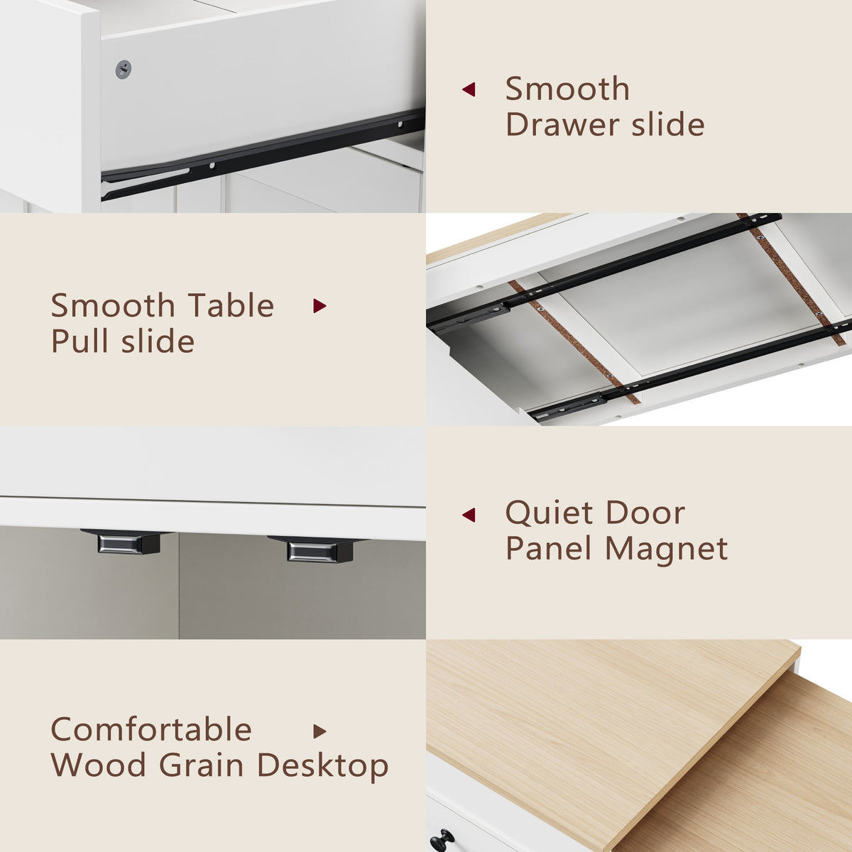 Anthony & Home signature maple wood kitchen island with extendable table, showcasing a modern design and sturdy construction.
