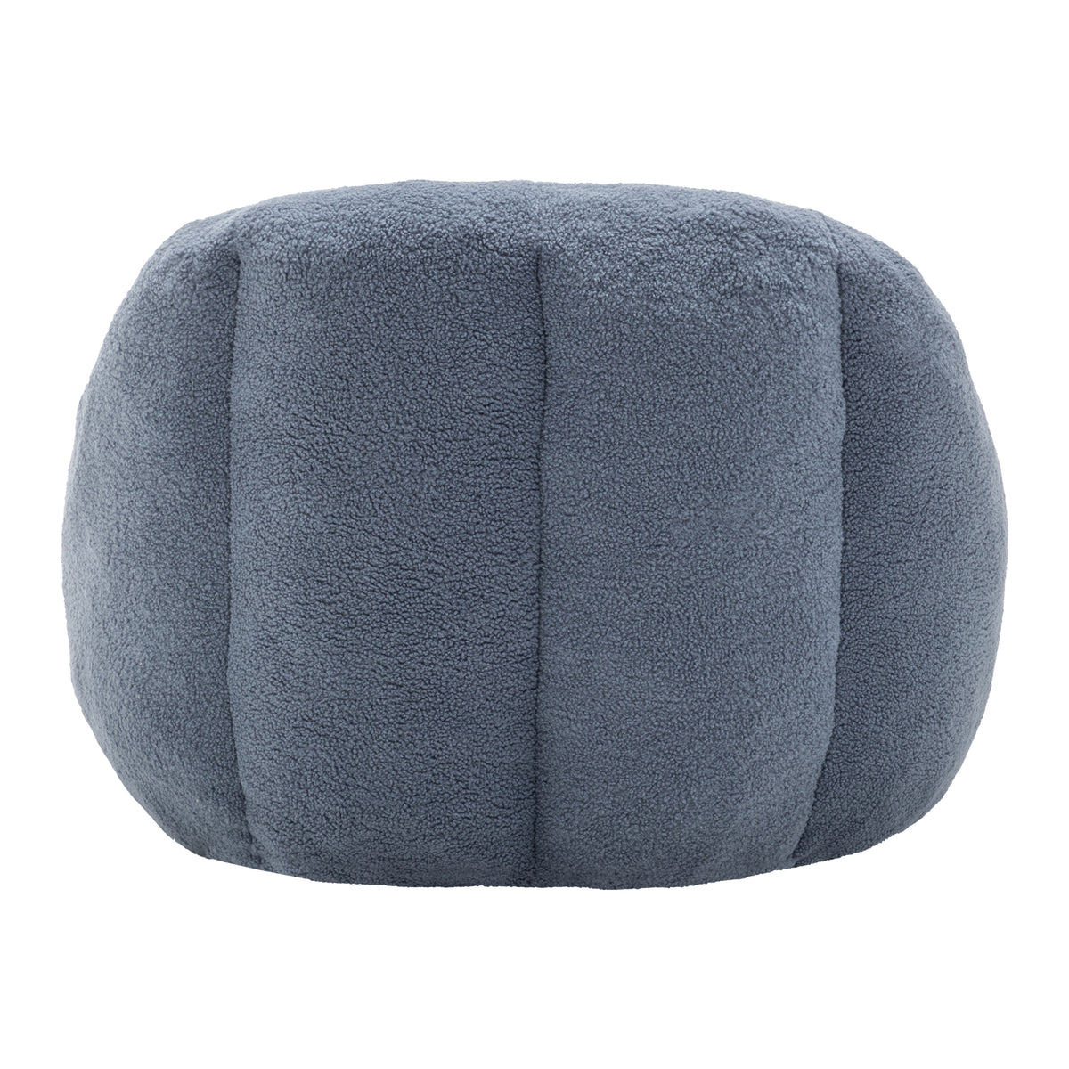 Light blue Anthony & Home Signature Memory Foam Bean Bag Chair with tufted design and plush appearance.