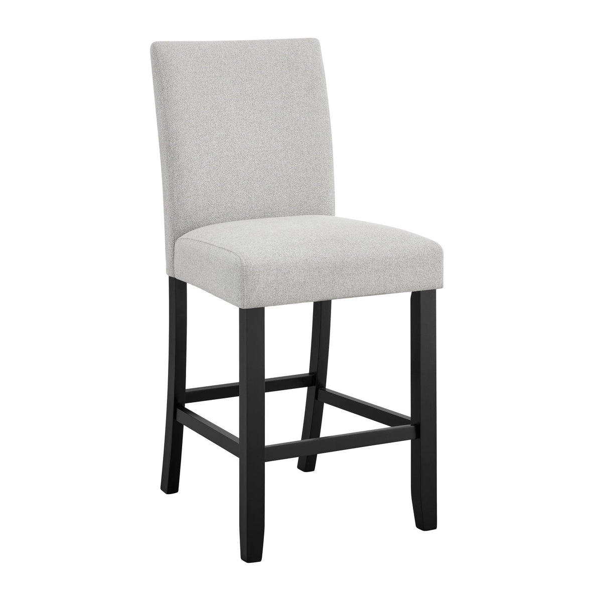 Anthony & Home signature solid wood counter height dining set with four chairs and a rectangular table in a modern kitchen setting.