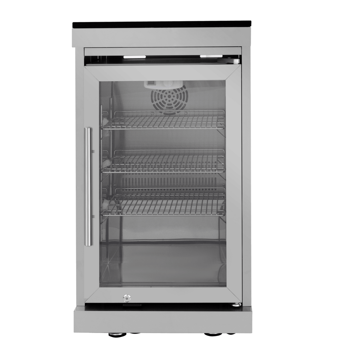 Anthony & Home stainless steel outdoor kitchen island with built-in grill and prep area, perfect for outdoor cooking and entertaining.