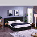 Anthony & Home Signature Velvet King Platform Bed with Storage, showcasing the luxurious velvet upholstery and sleek design.