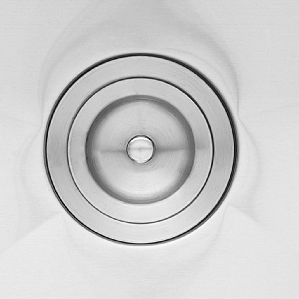 Anthony & Home Studio 304 stainless steel farmhouse kitchen sink with single bowl, showcasing durable, modern design and deep basin.