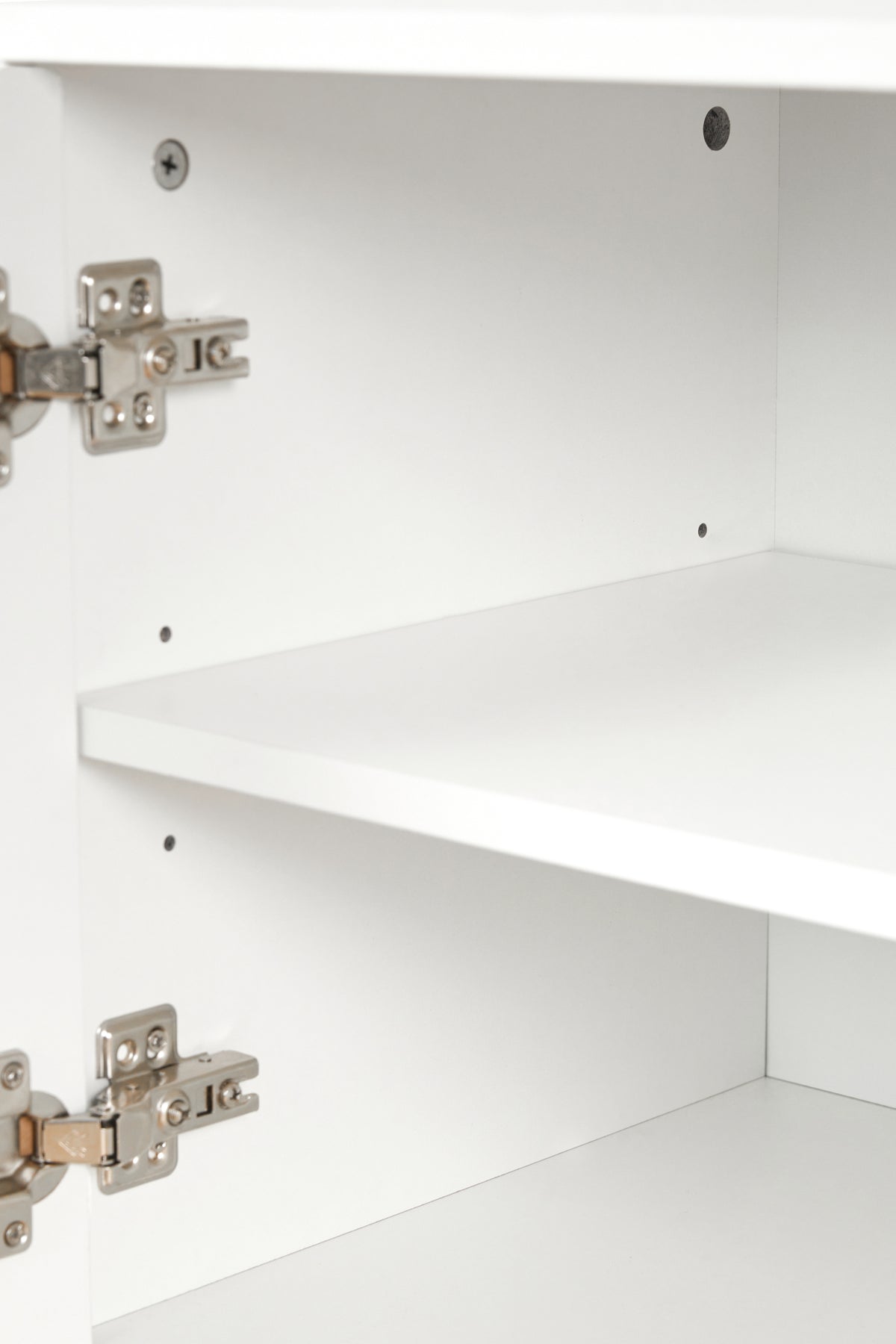 Studio Graceful TV stand with arch cabinets and solid wood legs by Anthony & Home, showcasing a modern, elegant design.