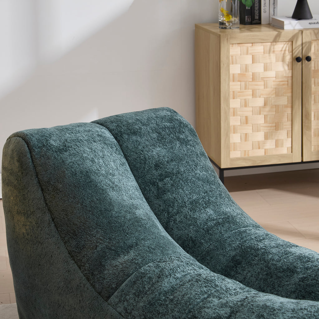 Anthony & Home studio sponge-filled bean bag sofa chair with plush fabric and cozy design, perfect for lounging indoors.
