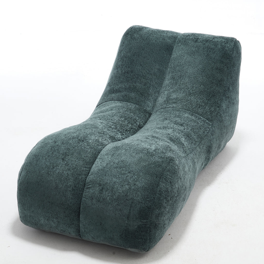 Anthony & Home studio sponge-filled bean bag sofa chair with soft fabric cover, perfect for casual living and lounging.