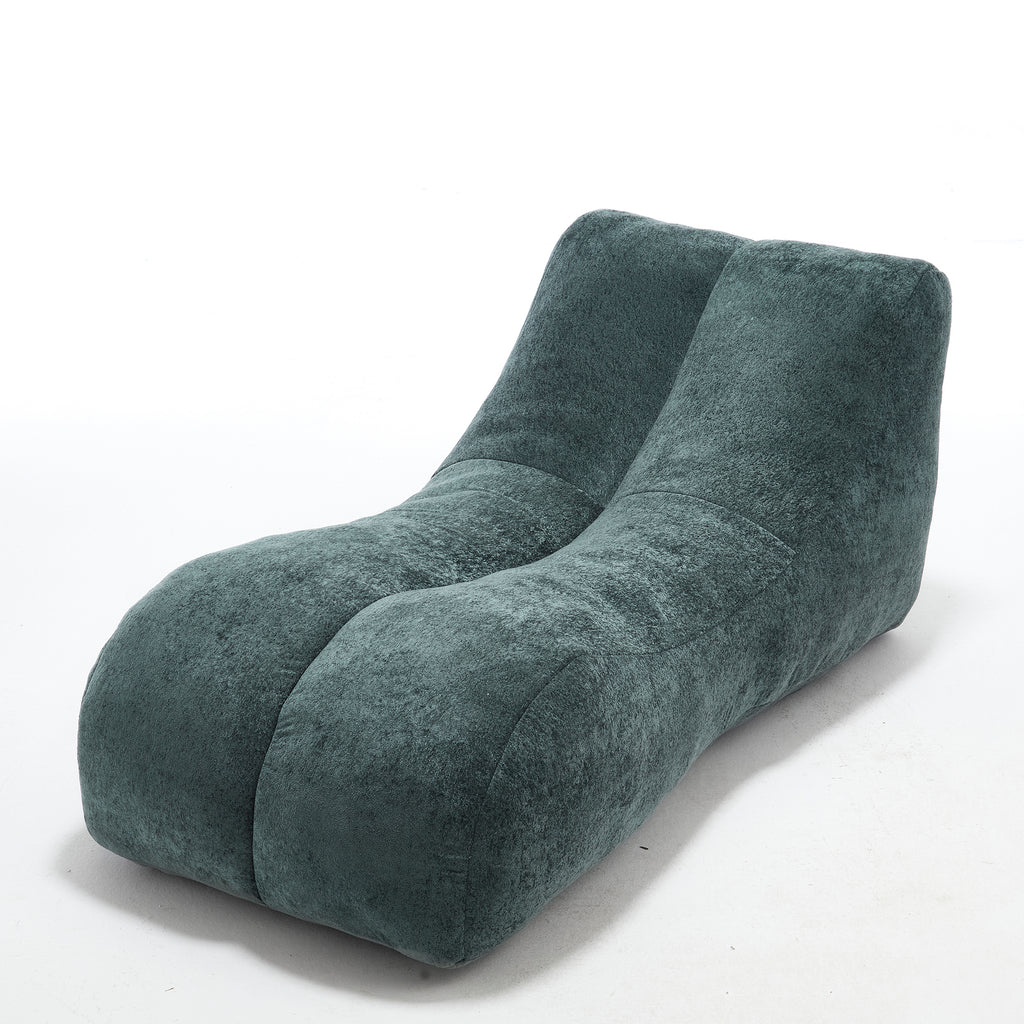 Anthony & Home studio sponge-filled bean bag sofa chair with soft fabric cover, ideal for lounging and casual seating.