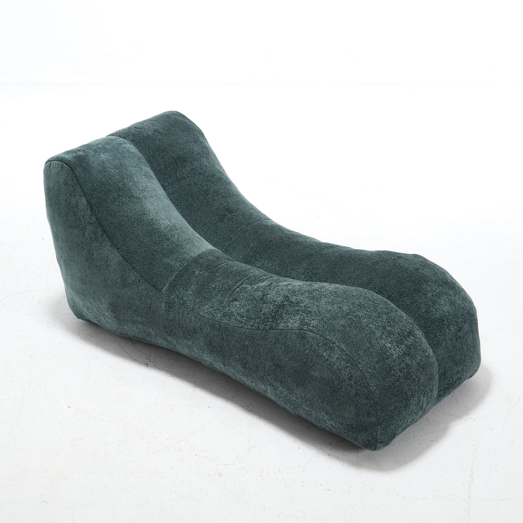 Anthony & Home studio sponge-filled bean bag sofa chair with soft fabric cover, perfect for casual lounging and modern home decor.