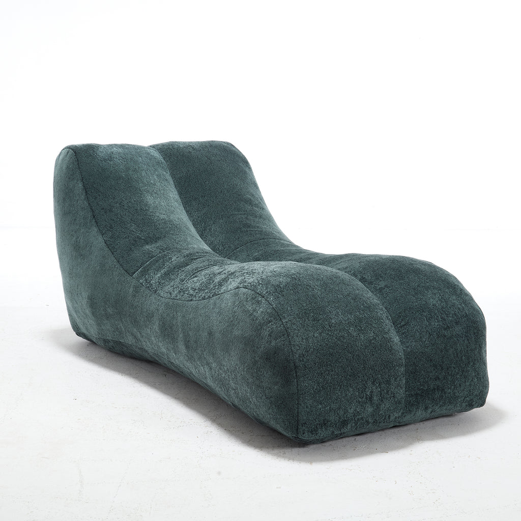 Anthony & Home studio sponge-filled bean bag sofa chair with soft fabric cover and relaxed seating design.