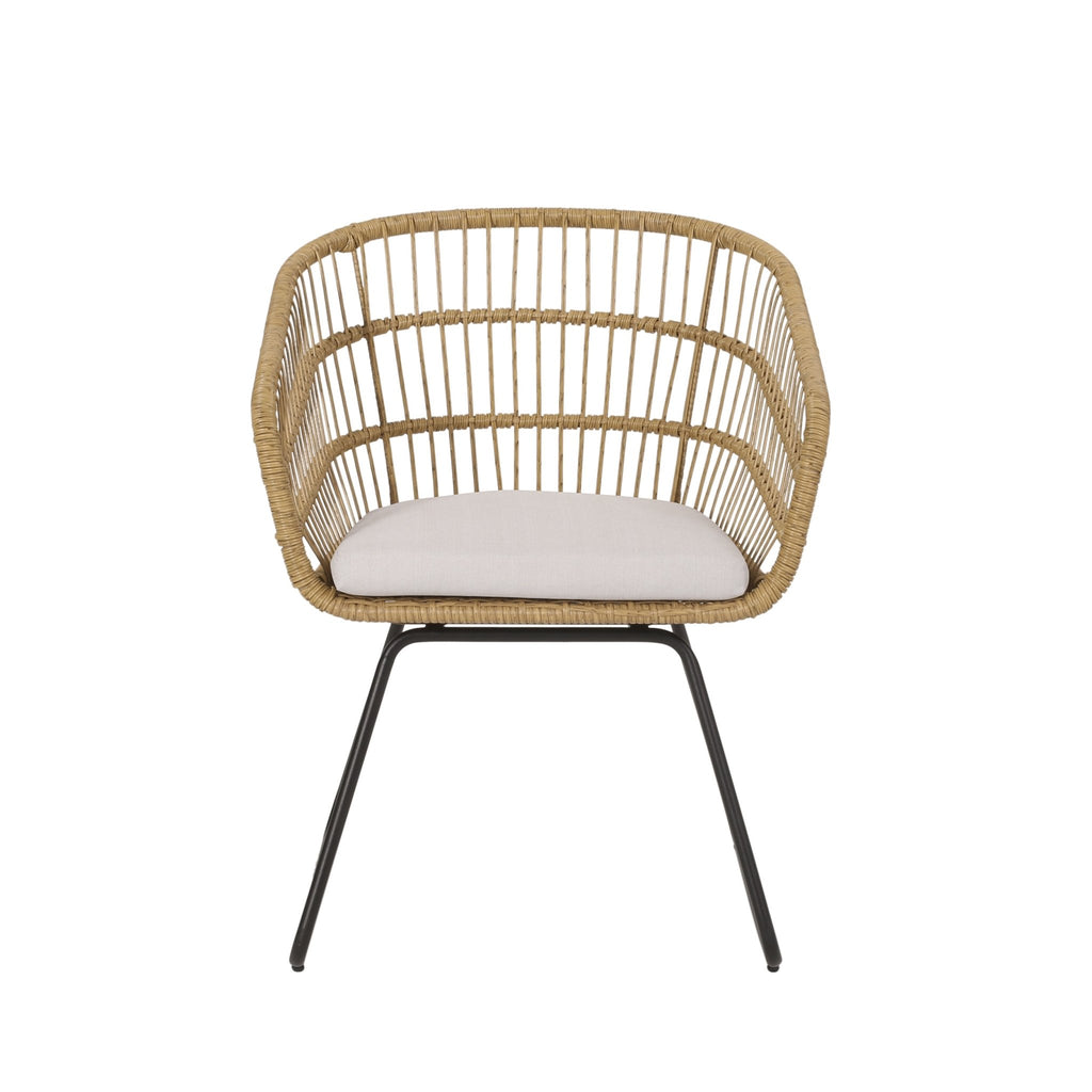 Anthony & Home Terry outdoor chair set with PE rattan frames and cushions, part of the premium limited edition collection.