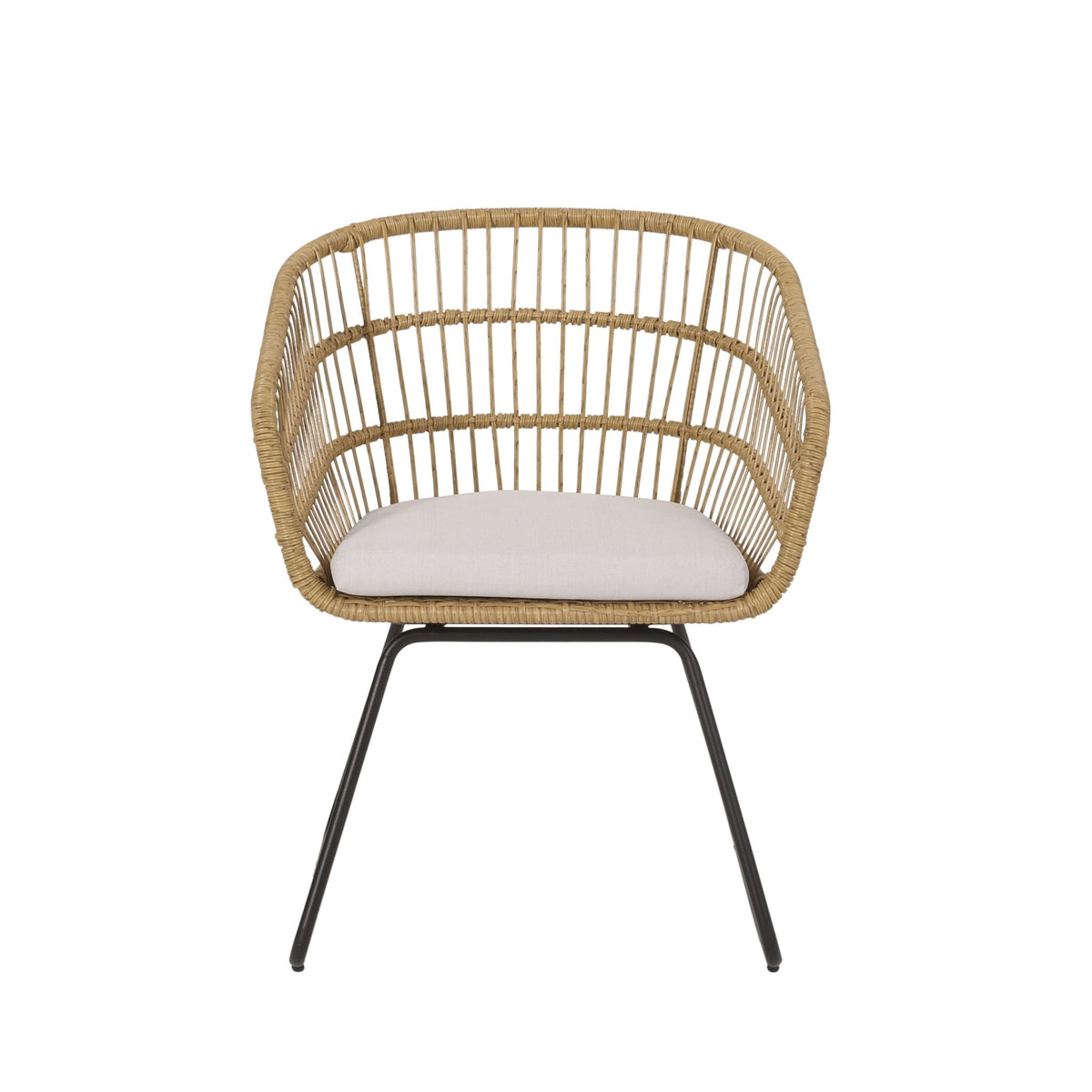 Anthony & Home Terry outdoor chair set with PE rattan frames and cushions, part of the premium limited edition collection.