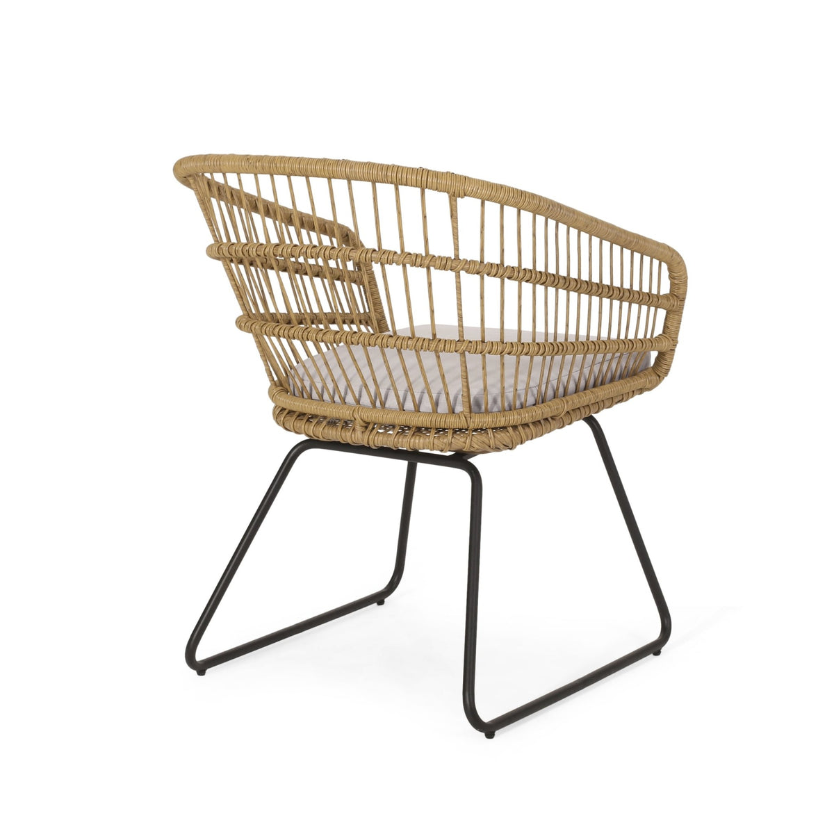 Anthony & Home Terry outdoor chair set with PE rattan frames and cushions, part of the premium limited edition collection.