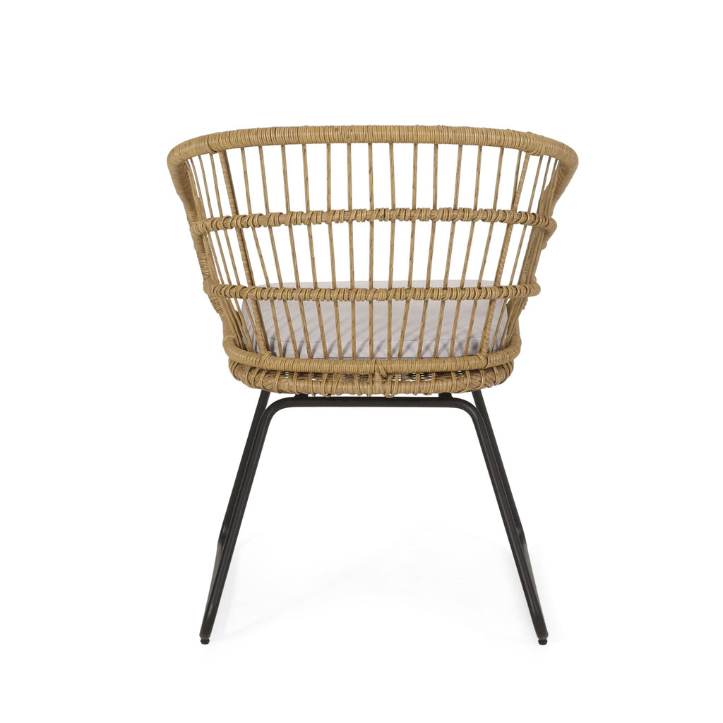 Anthony & Home outdoor chair set with PE rattan frames and cushions, part of the premium limited edition collection.