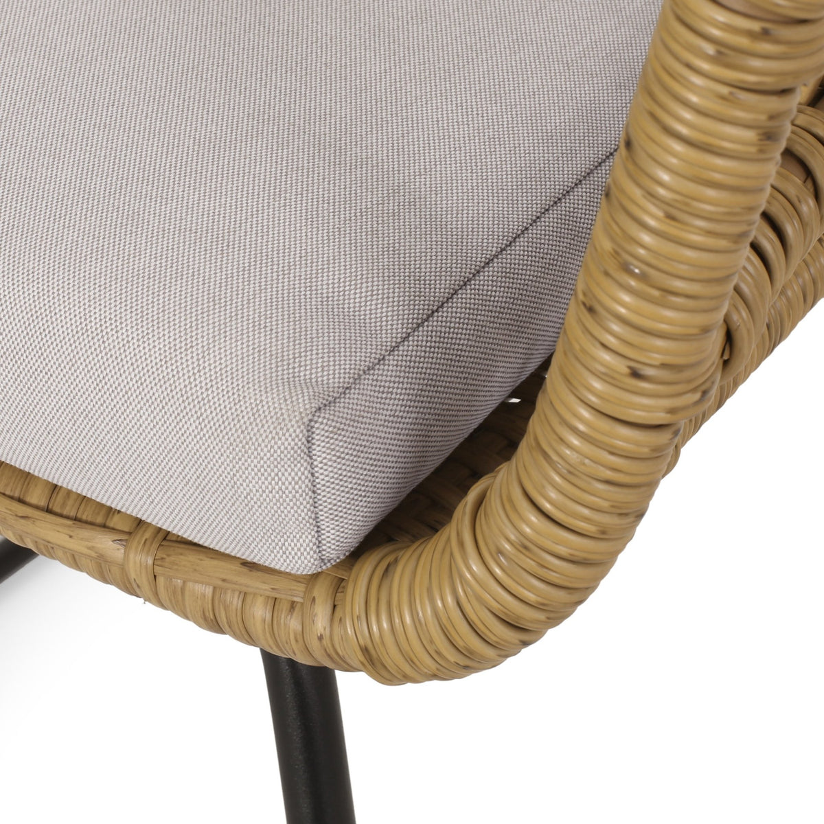 Anthony & Home outdoor chair set with PE rattan frames and cushions, part of the premium limited edition collection.