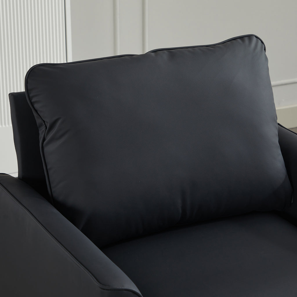 Anthony & Home Ts Nordic retro leather sofa and chair set, limited edition, showcasing classic design and rich leather upholstery.