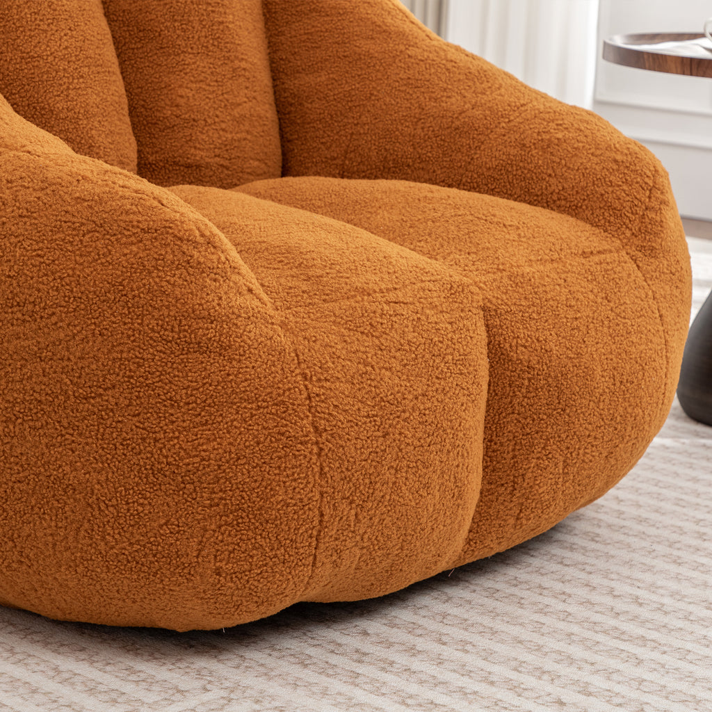 Anthony & Home tufted memory foam bean bag chair with plush fabric and ergonomic design for comfortable seating.