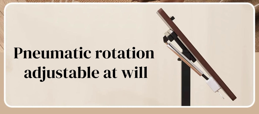 Walnut folding overbed table by Anthony & Home with adjustable height and smooth surface for convenient bedside use.