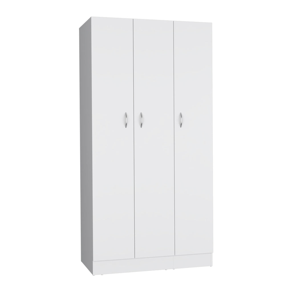 White Pine Wardrobe Armoire by Anthony & Home featuring modern design and limited edition styling, with sleek doors and spacious interior.