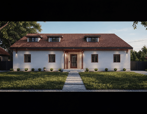 Open concept 3-bedroom, 2-bath home plan by Anthony & Home Residential Designs, showcasing modern minimalist design and layout.