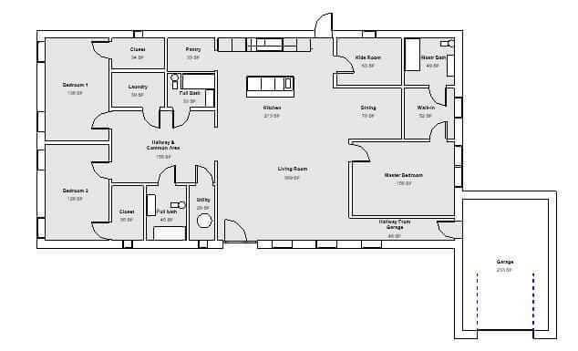 Family Haven House Plan from Anthony & Home Residential Designs, Signature Collection, showcasing a detailed family-friendly residential layout.