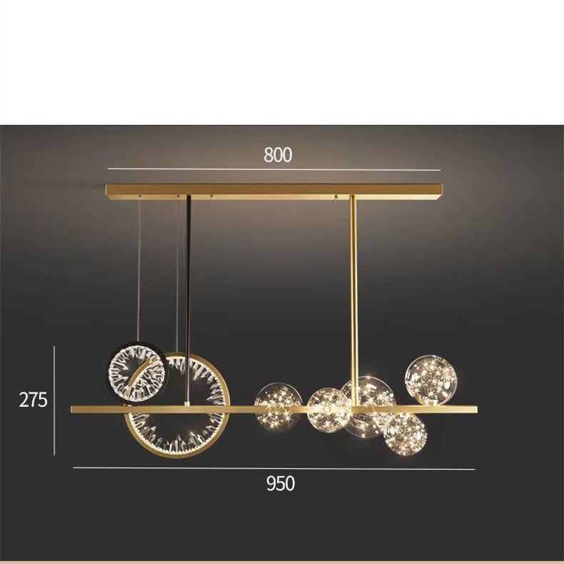 Crystal Table Lamp Remote Control For Living Room Bar Decor