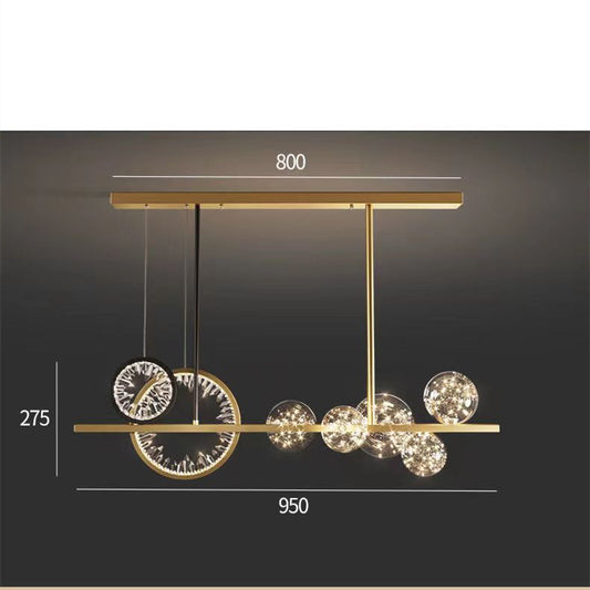 Crystal Table Lamp Remote Control For Living Room Bar Decor
