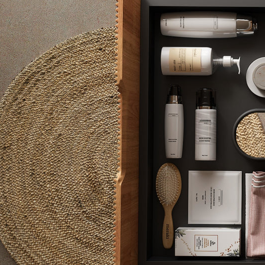 DINA 48'' Wall Mounted Cabinet, with Carrara White Sintered Stone Countertop and 2 Drawers, NO Basin, NO Faucet, Natural Woodgrain Color - Anthony & Home