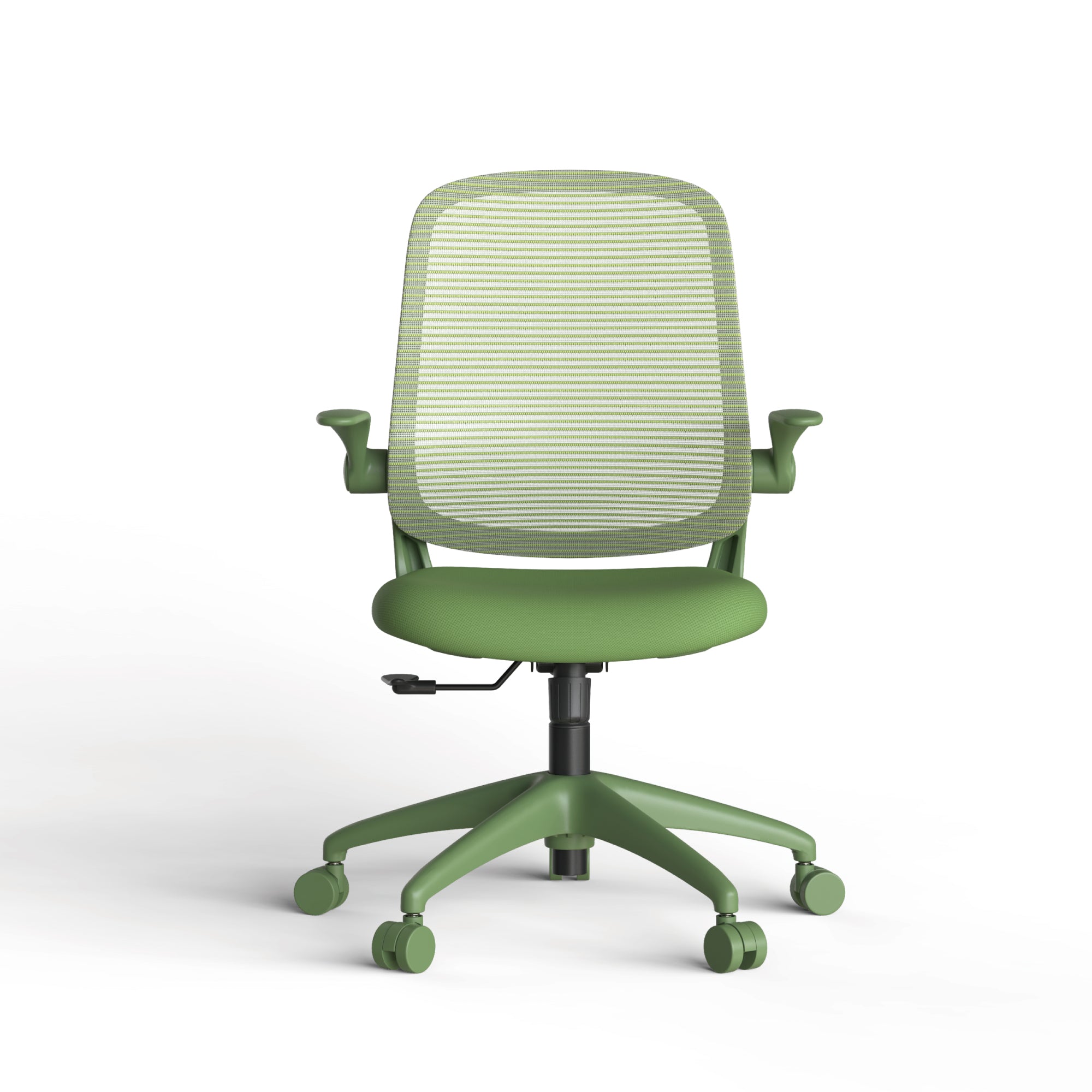 Anthony & Home ergonomic green office chair with mesh back, height adjustable, 360-degree rotating, supports up to 350 lbs.