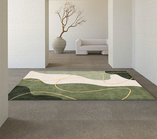 Geometric Rectangle Living Room Carpet Modern Minimalist