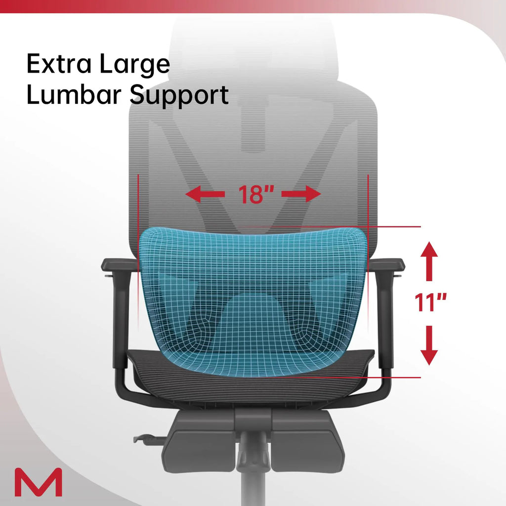 M2 MT Ergonomic High Back Office Chair With Lumbar Support