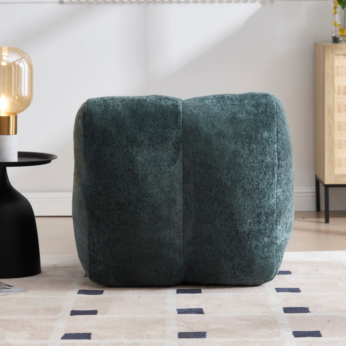 Anthony & Home studio sponge-filled bean bag sofa chair with soft fabric upholstery and relaxed seating for casual lounging.