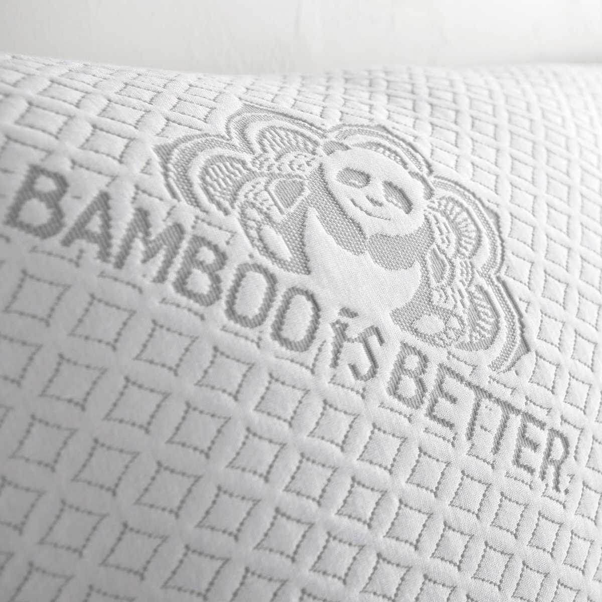 Adjustable Bamboo Cooling Pillow from Bamboo is Better, showing its white body pillow design with adjustable features for cooling comfort.